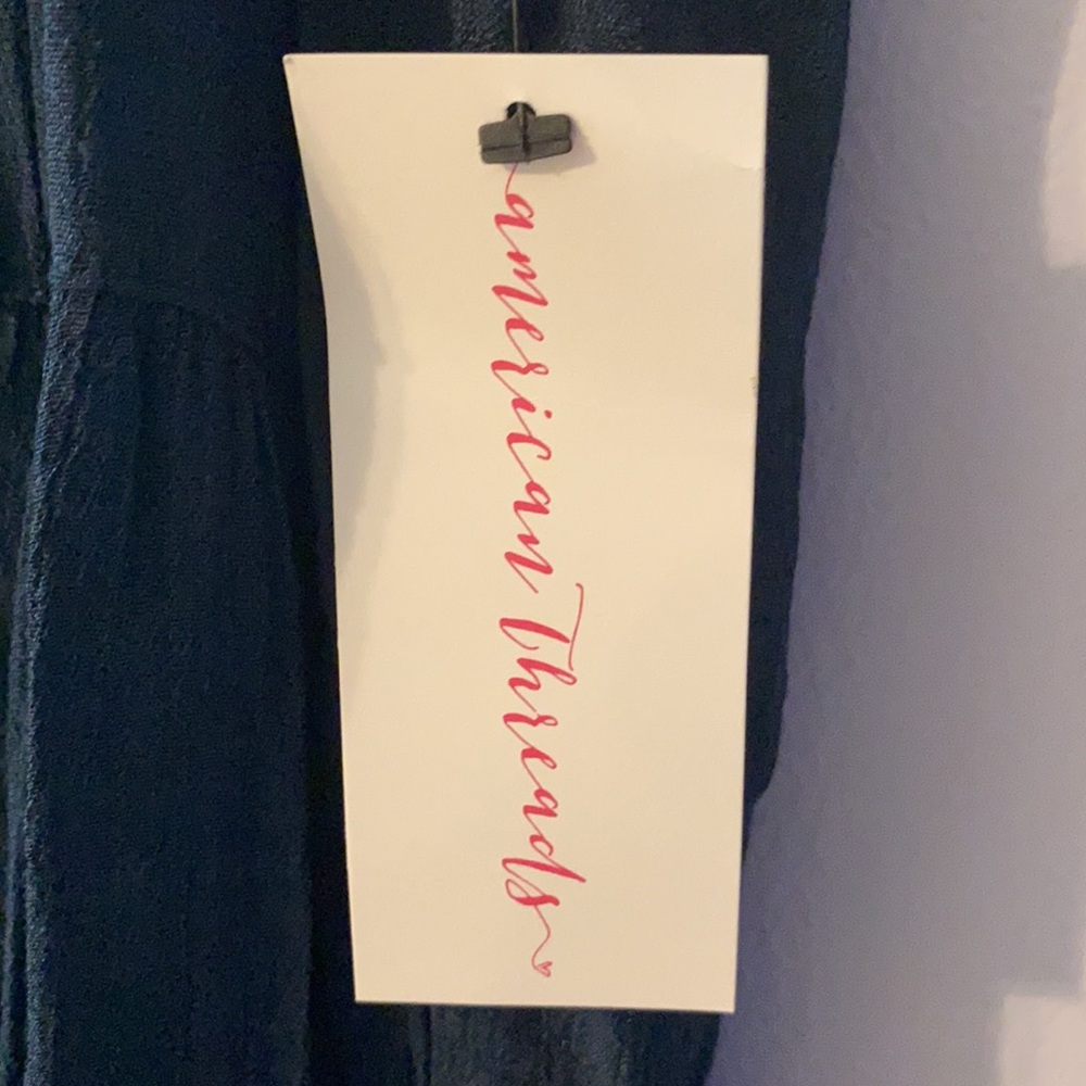 NWT FRONT TIE RUFFLE DRESS - Picture 4 of 4